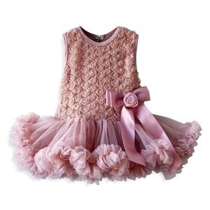 NWT Olivia Rose Baby Girls’ Dream Rosette Tutu Dress (3-6M)
